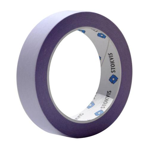 Maskeringstejp Inomhus Lätthäftande 25mmx50m Lila Stokvis Tapes