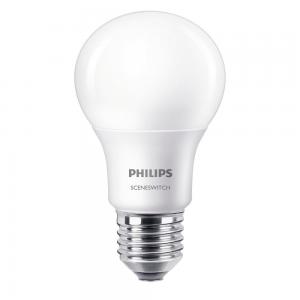 LED-Lampa Krona Scene Switch 2-färger 9.5W (60W) E27 Philips