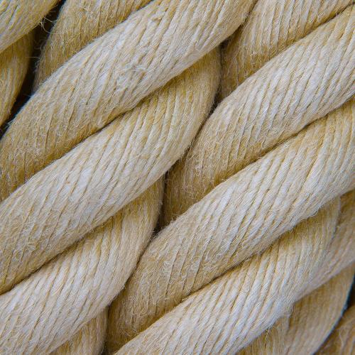 Syntetisk Hamp Kap Trappegelænder 36mmx7,5m Beige Carlmarks