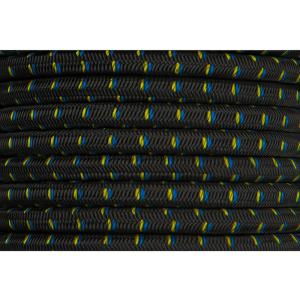 Gummilina Cord 6mmx100m Svart Carlmarks