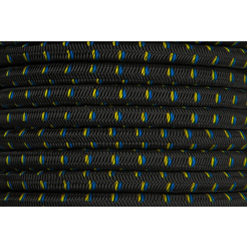 Gummisnor 8mmx100m Sort Carlmarks