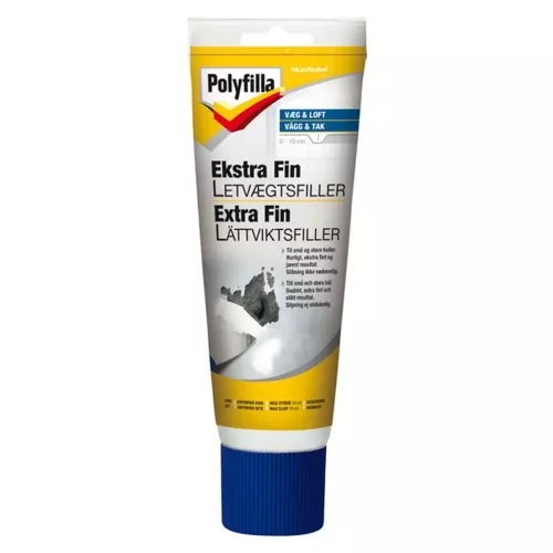 Spackel Filler Extra Fin För Små, Stora Hål 200ml Polyfilla