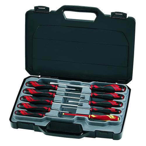 Skruetrækkersæt, MD910N, 10 Stykker, Teng Tools