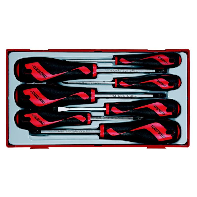 Skruetrækkersæt, 7 Dele, 265mm, Teng Tools