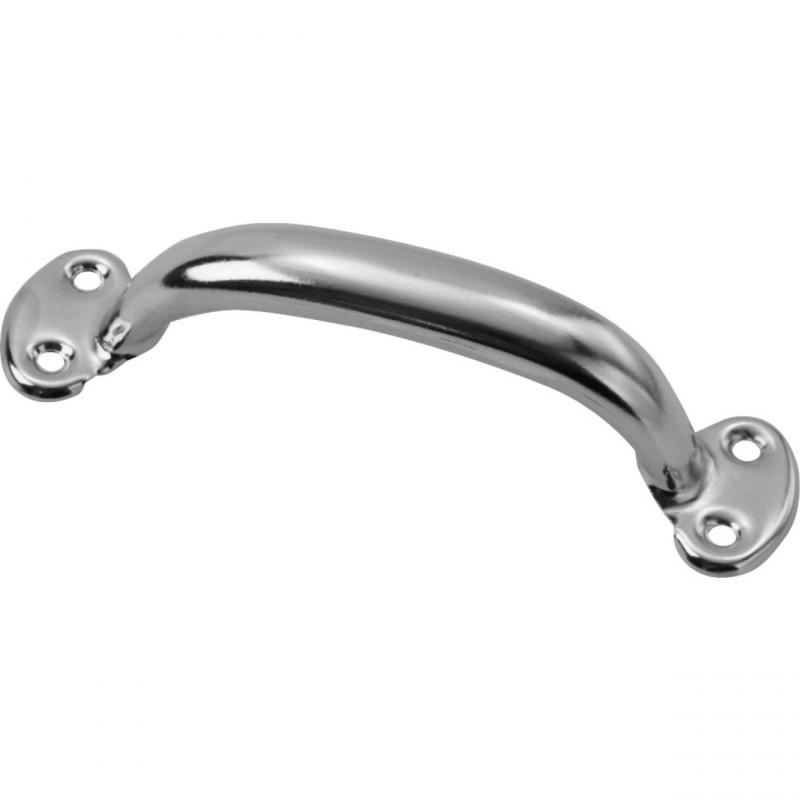 Handtag Miller Plåt Blank Nickel 165mm