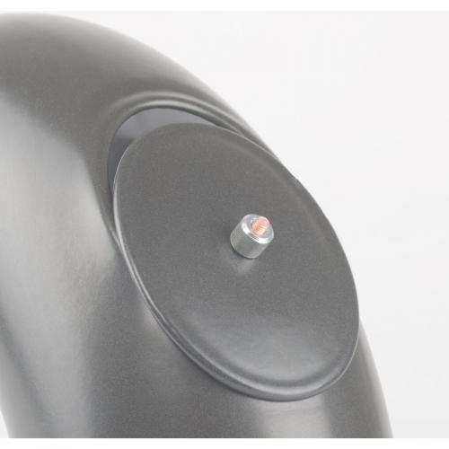 Emaljerad Rörböj För Kaminanslutning 90 Grader, Grå, 150mm