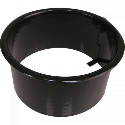 Emaljerad Inmurningsstos För Kaminanslutning, Svart, 150mm