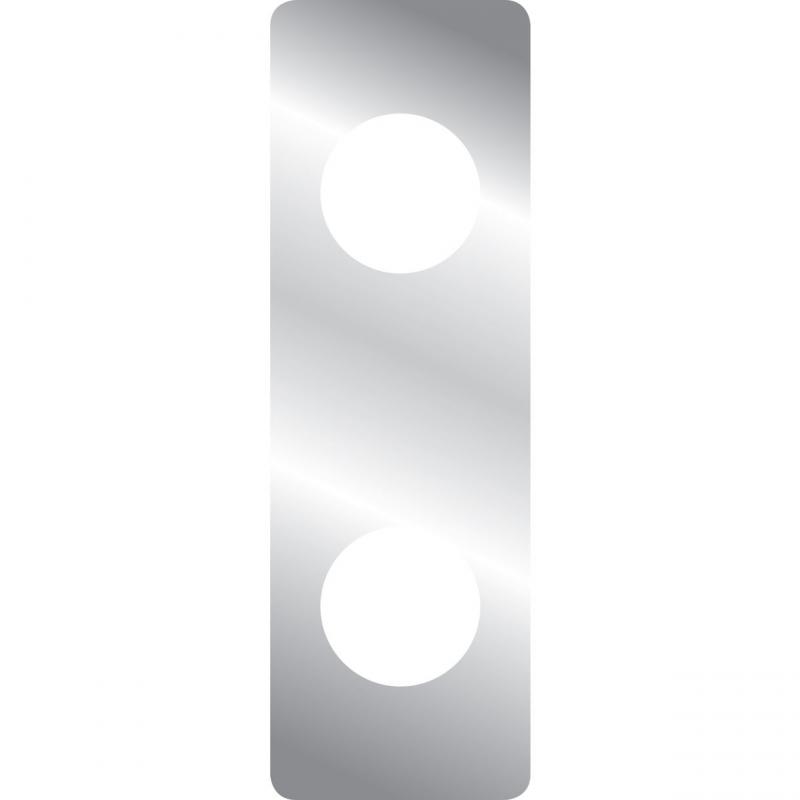 Täckskylt Rostfritt 64446 Miller 215x70mm 2st