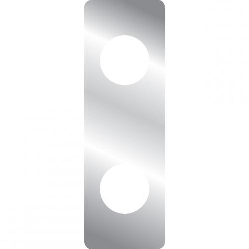 Täckskylt Rostfritt 64446 Miller 215x70mm 2st