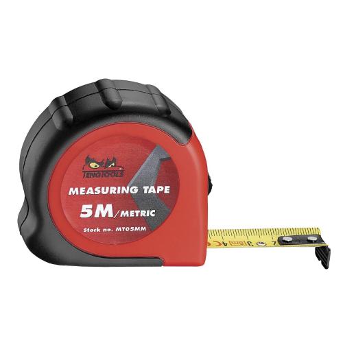 Målebånd 5m Metrisk Teng Tools