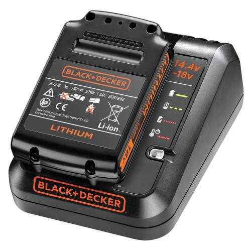 Charger/Battery 1.5Ah, Battery And 1A Charger, Black & Decker