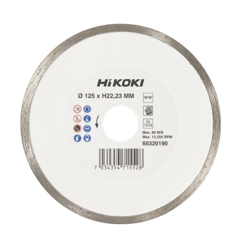 Diamantskiveflise, 125 mm, Hikoki 60320190