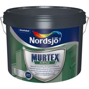Murfärg Murtex Acrylic Svart Glans3, 9,3 L Nordsjö