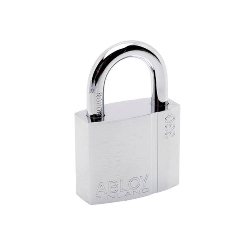 Hänglås PL330, Blankkrom, Abloy
