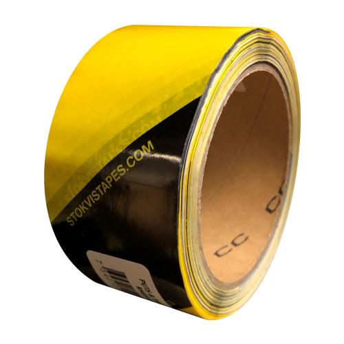 Beskyttelsestape Til Puds Og Facade 50mmx33m Gul/Sort Stokvis Tapes