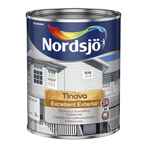 Träfasadfärg Tinova Excellent Utomhus 1L Base White Nordsjö