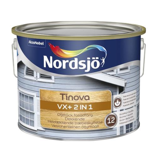 Träfasadfärg Tinova VX+ 2IN1 334 Utomhus 10L Röd Nordsjö