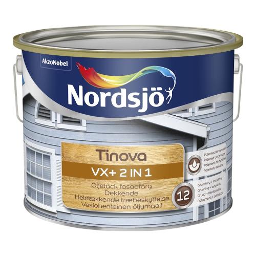 Träfasadfärg Tinova VX+ 2 In 1 Utomhus 2,5L 337 Svart Nordsjö