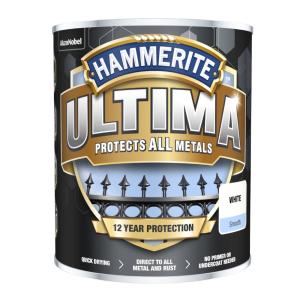 Metallfärg Ultima Smooth 0,75 Liter Vit Hammerite