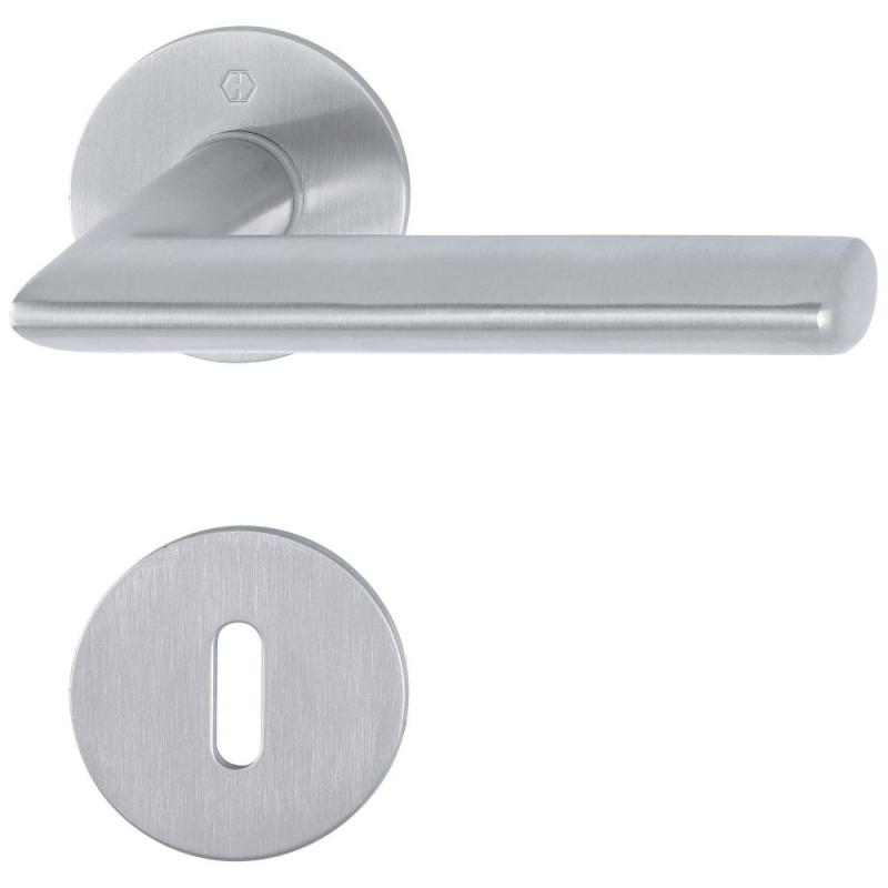 Innerdörrhandtag Stockholm ID F69, 37-42 mm, med nyckelskylt Hoppe