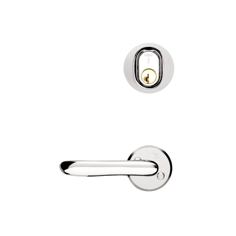 Opbevaringspakke Låsesæt, Nikkel, Assa Abloy