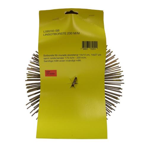 Sotborste För Lina, 230mm, Nordiska Skorstenar LSB230-SB