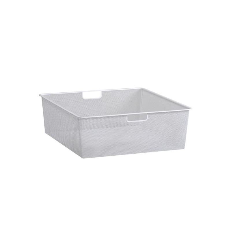 Mesh Bagside 527x527mm Højde 85mm 185mm 285mm Hvid,elfa (185mm)