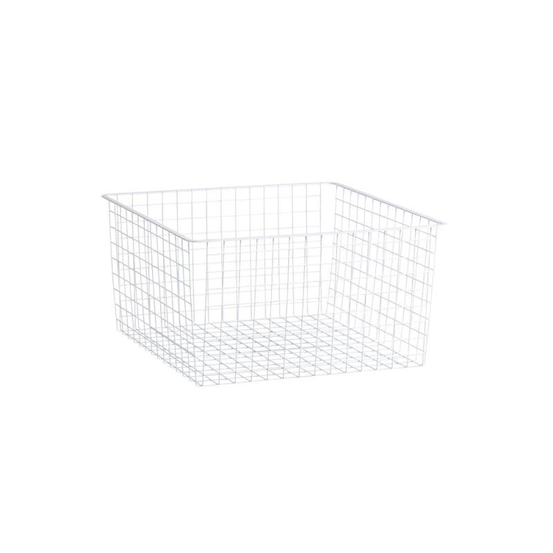 Wire Back 527x527x285mm Hvid, elfa (285mm)
