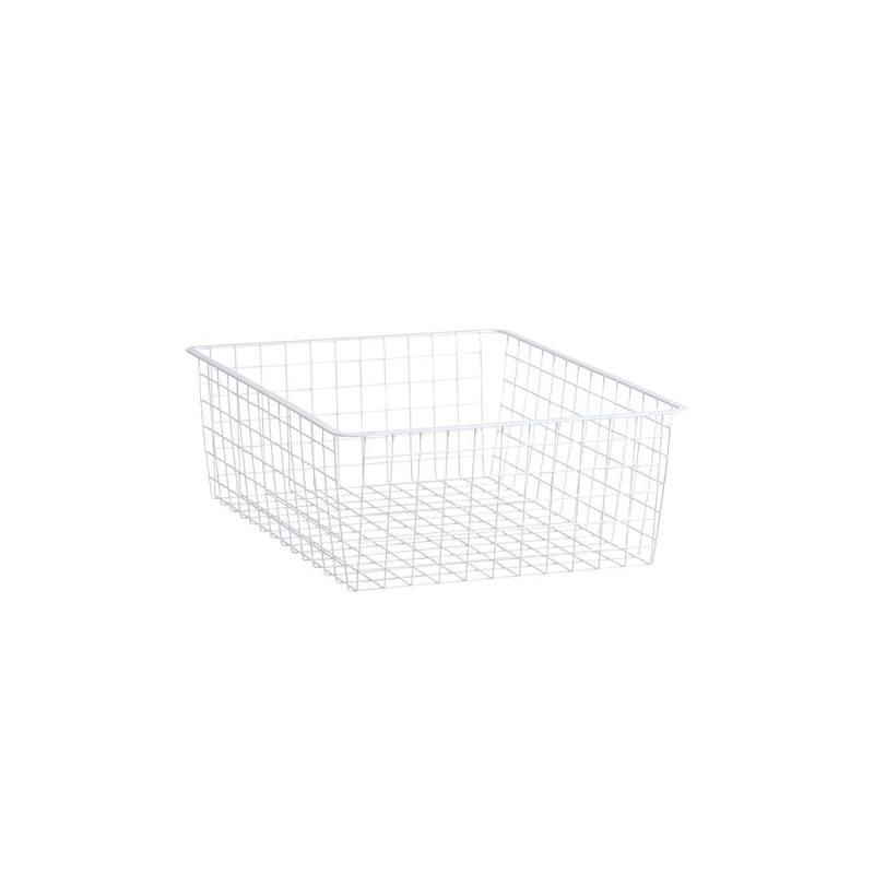 Wire Back 427x527x285mm Hvid, elfa (185mm)