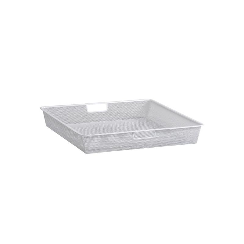 Mesh Bagside 527x527mm Højde 85mm 185mm 285mm Hvid,elfa (85mm)