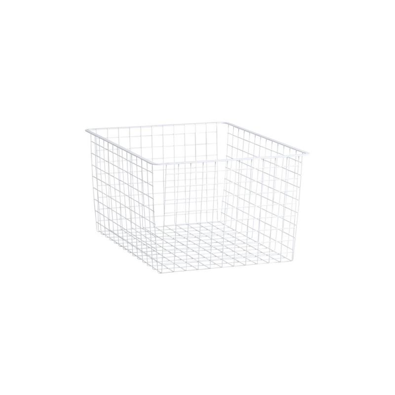 Wire Back 427x527x285mm Hvid, elfa (285mm)