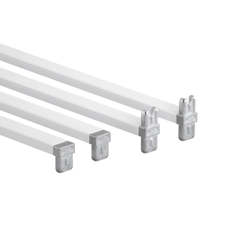 Krydsstag Grundsæt Bredde 35cm,45cm,55cm Hvid, elfa (35cm)