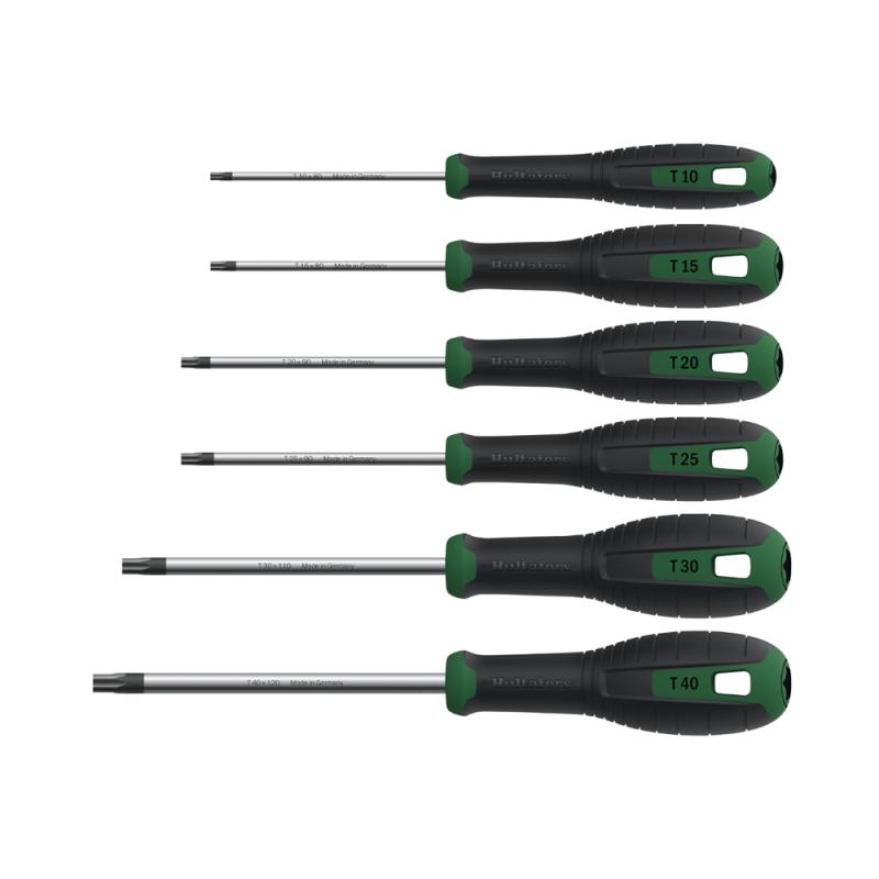 Skruetrækkersæt HSS Torx 6 Delt, Hultafors 444435