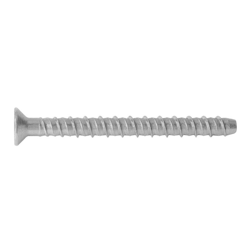 Betongskruv Försänkt Utomhus/Inomhus 5x50mm Zinkflake 100st Rawlplug