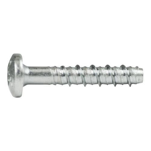 Concrete Screw Small Pan Head 6x40mm Electrogalvanized 100pcs Rawlplug