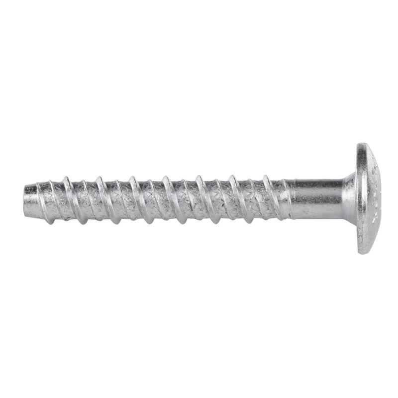 Betongskruv Liten Pan Huvud 6x50mm Elförzinkad 100st Rawlplug