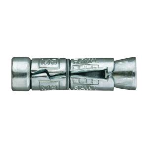 Skjermanker M8x50mm Diameter 14mm Elektrogalvaniseret 100stk Rawlplug
