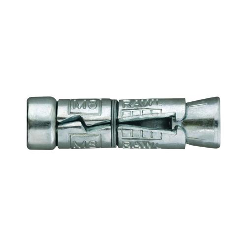 Skjermanker M12x75mm Diameter 20mm Elektrogalvaniseret 50stk Rawlplug