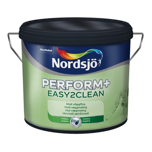 Vægmaling Perform+ Easy2Clean Indendørs 2,325L Basis Klar Nordsjö