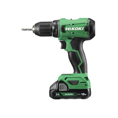 Borrskruvdragare DS18DA, 2xBSL1820M/UC18YKSL, 2Ah, 18V, Hikoki