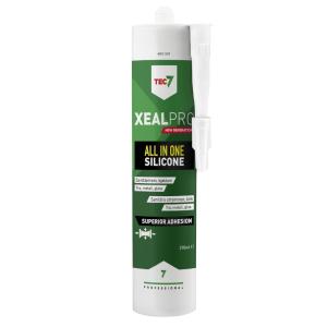 Silikonefugemasse Xealpro 310ml Hvid Tec7