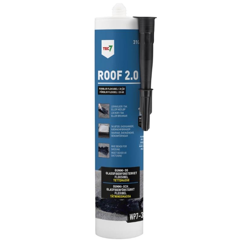 Gummiasfalt Roof 2.0 310ml Tec7