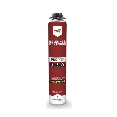 Byggeskum PUR PRO Aerosol 750ml Lysegrøn Tec7