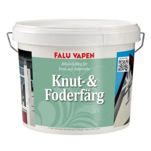 Knut & Foderfärg Vit 3L, Falu Vapen