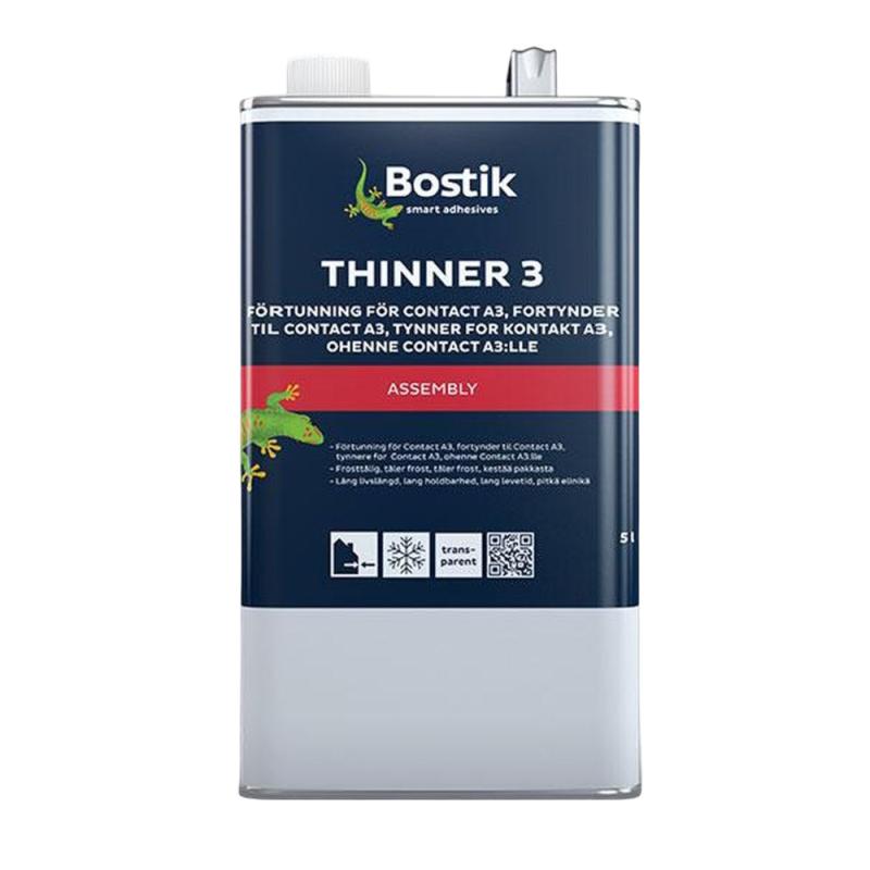 Fortynder 3 Farveløs 5 Liter Bostik