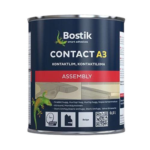 Kontaktlim Kontakt A3 0,5 Liter Beige Bostik