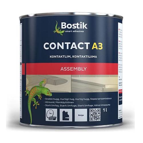 Kontaktlim Contact A3 1Liter Beige Bostik