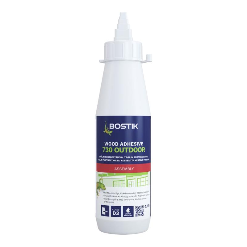 Trælim/ D3 Trælim 730 Udendørs 0,25 Liter Bostik