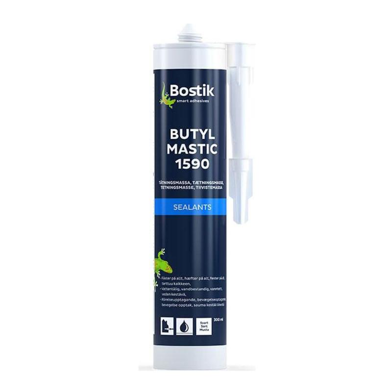 Fogmassa Butyl Mastic 1590 0,3 Liter Grå Bostik