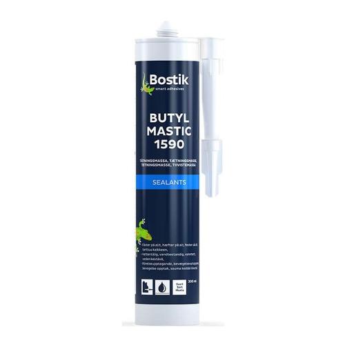 Fugemasse Butyl Mastic 1590 0,3 Liter Grå Bostik